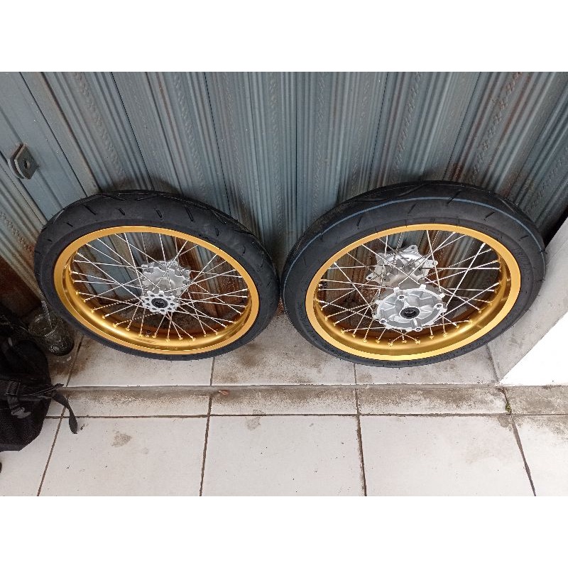 velg supermoto crf , wr155, klx semi cacing