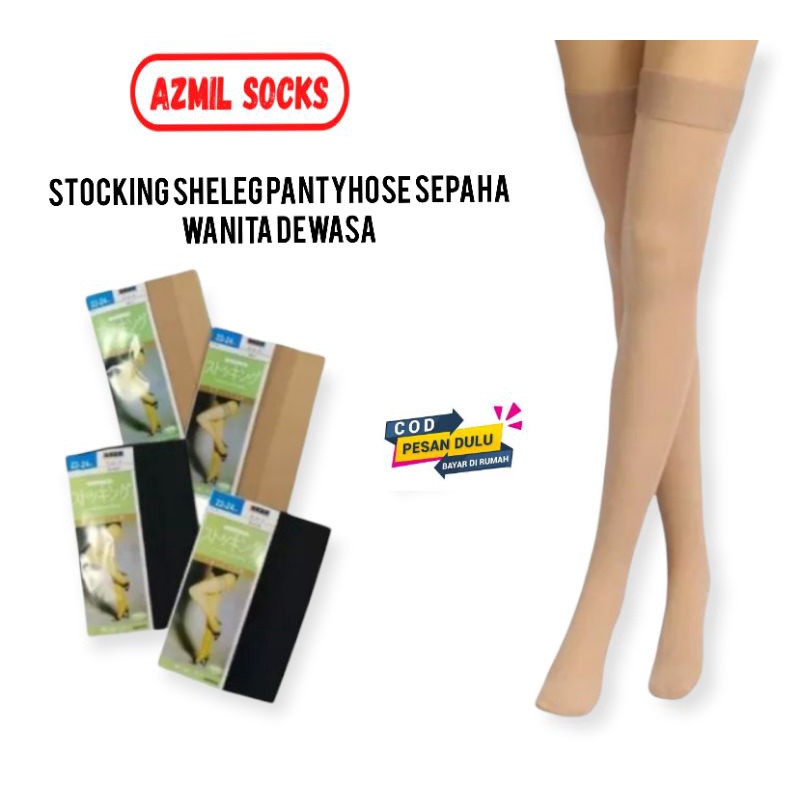 Stocking Panjang Sepaha Wanita Dewasa Sheleg