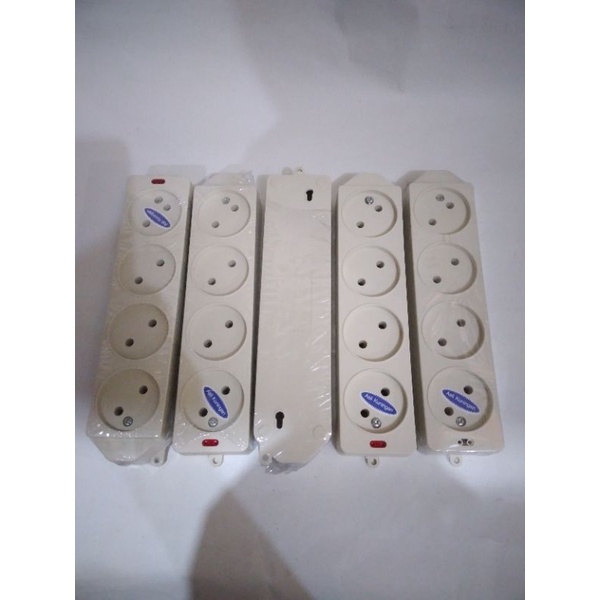 Stop kontak tanpa kabel 4 lubang Linux