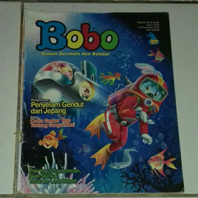 majalah bobo 37 tahun XXX 12 desember 2002