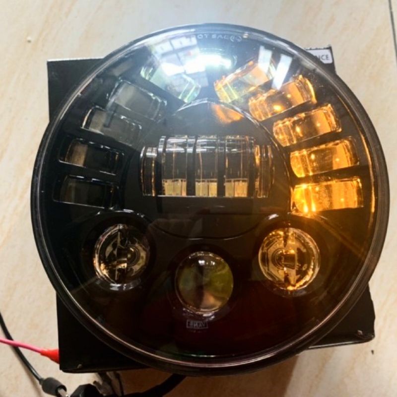 lampu daymaker 7inch& 19 titik led cobra Rxking New 2008, Scorpio Megapro Ninja SS Tiger 2008 dll-6