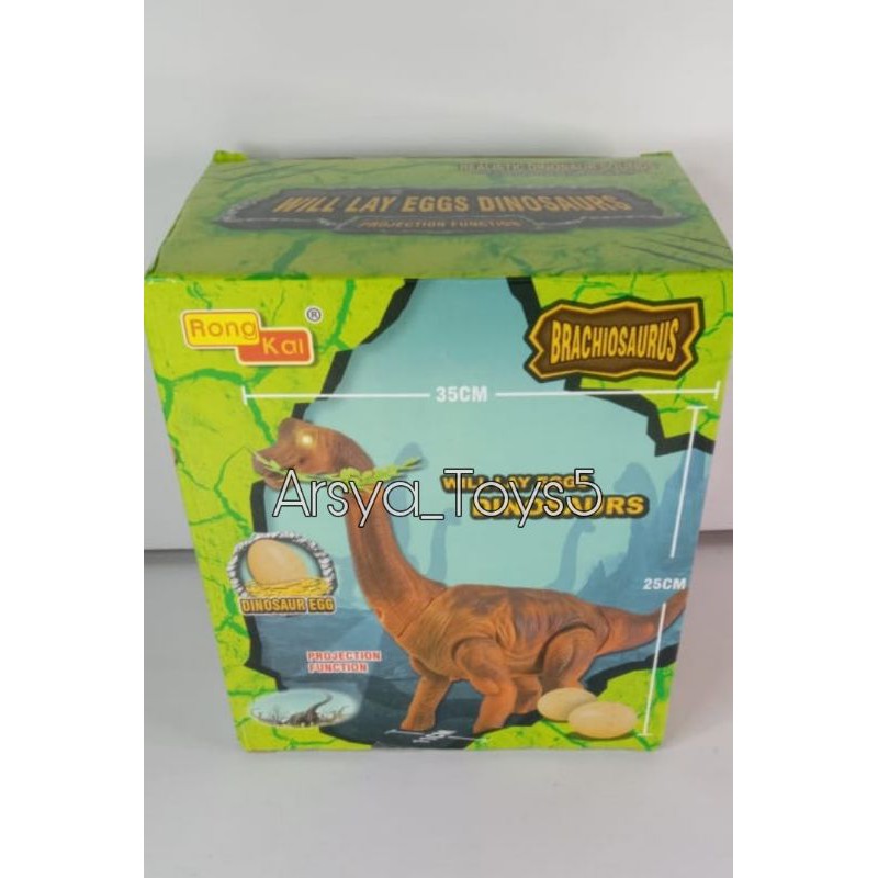 Mainan Dinosaurus Brachiosaurus leher panjang