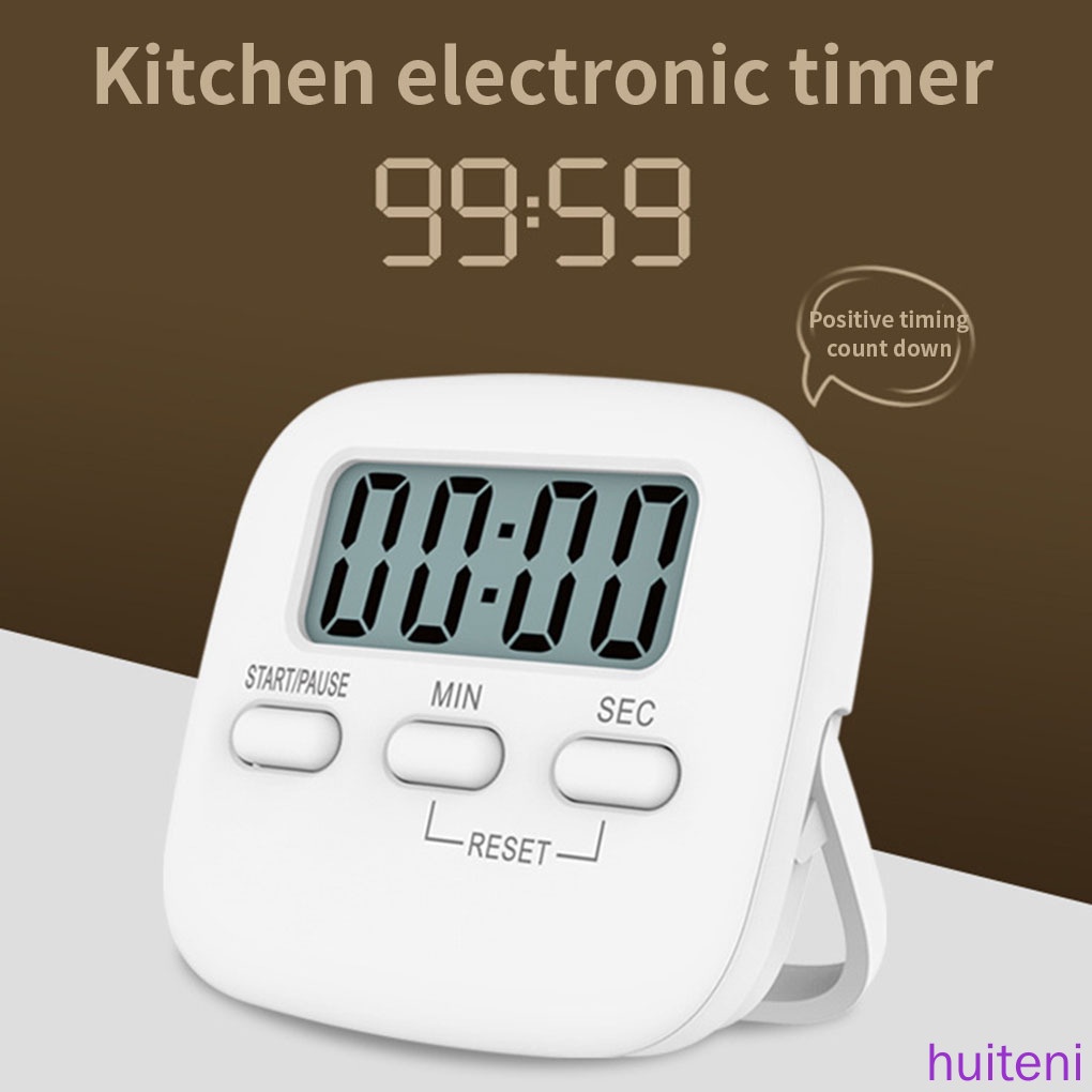 (Huite) Timer Digital Hitung Mundur Dengan Layar Lcd Untuk Dapur / Rumah / Lab