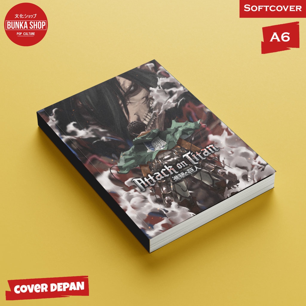 

Pocket Note Shingeki No Kyojin Transform Softcover A6 Buku Tulis Catatan Notes Agenda Planner Jurnal