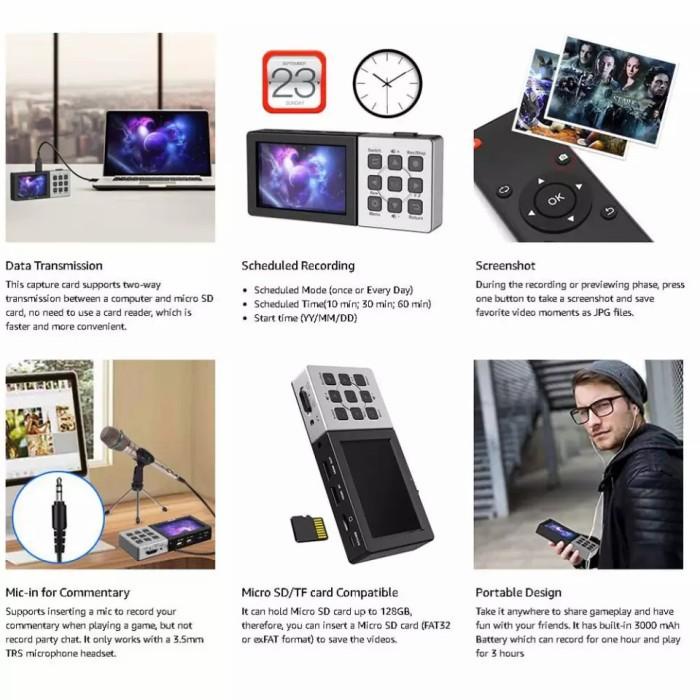 EZCAP273A PORTABLE HDMI VIDEO CAPTURE RECORDER EZCAP 273A