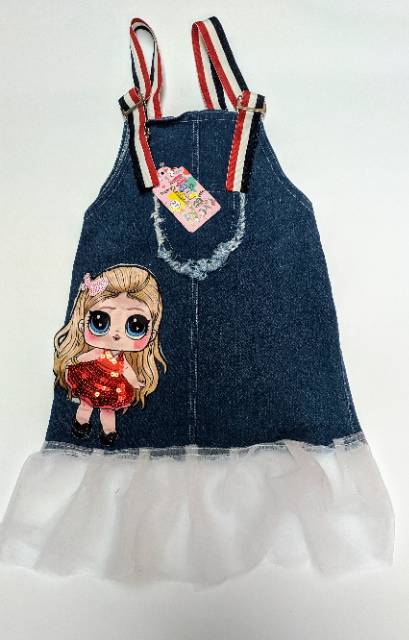 Overall jeans tutu (1 lampu )