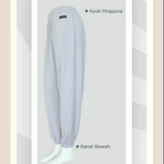 Celana Daleman (Inner) Gamis warna Abu Muda