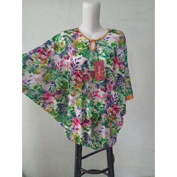 Promo Baju Blouse Wanita Triset Ori Green Orange Size Size S Dan M Dan L