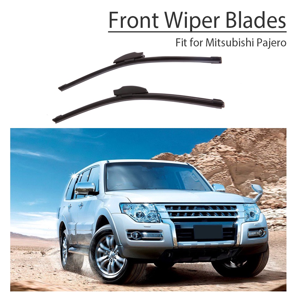 1 Set Karet Wiper Kaca Depan Mobil Untuk Mitsubishi Pajero V60 V80 2015 2014-2003