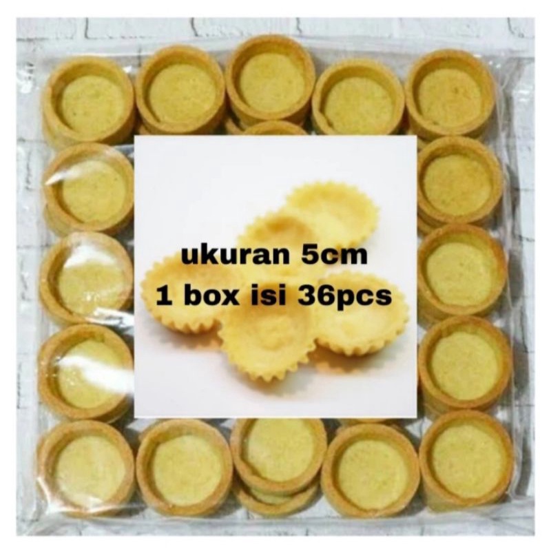

tartlet kulit pie 5 cm ( 1 box isi 36pcs ) frozen
