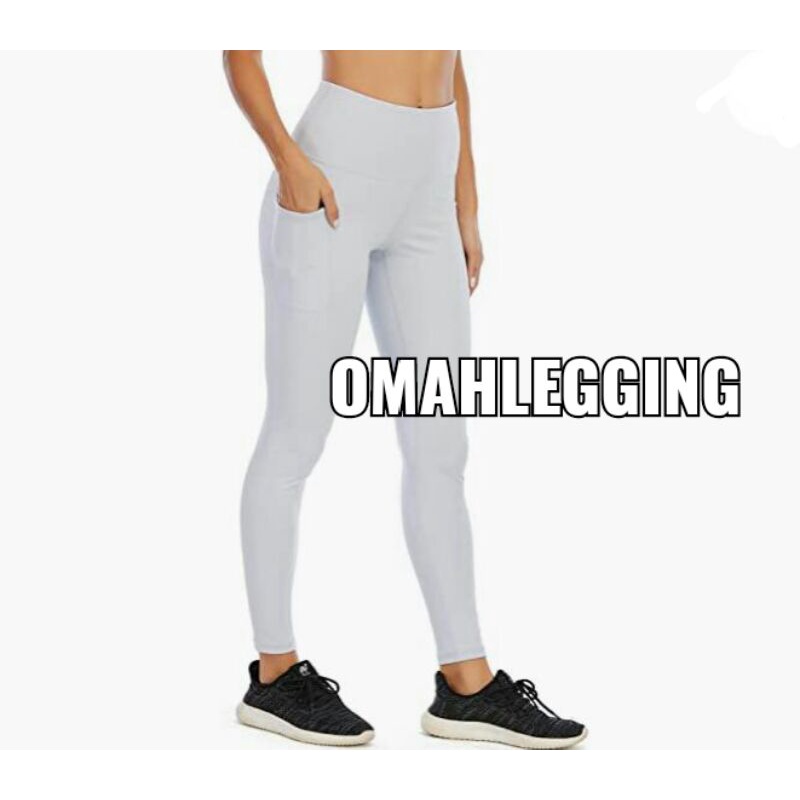 Gottex Pearl White High Waist Legging Senam,Yoga