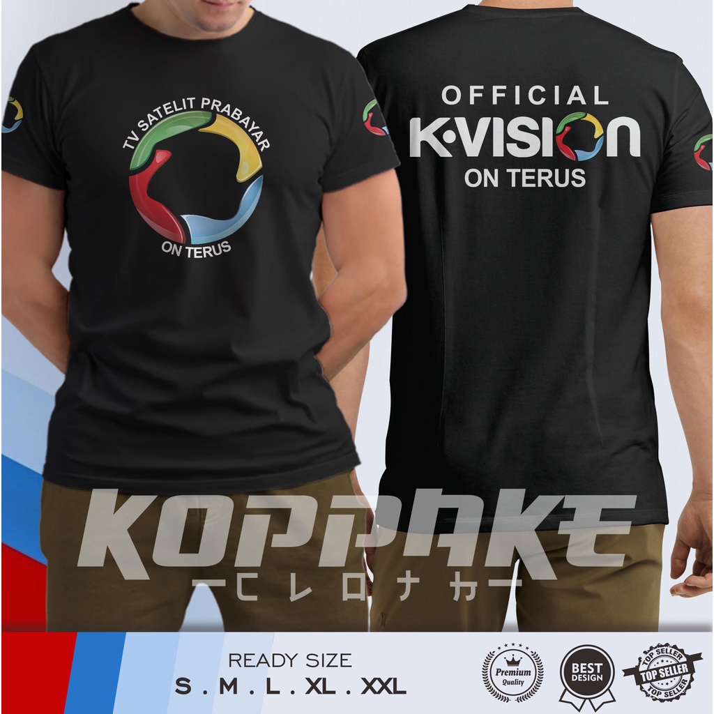 Kaos K-Vision Official On Terus Baju Perusahaan