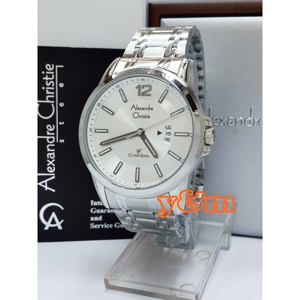 Jam Tangan Pria Alexandre Christie AC 8325 MD FSV Original Stainless