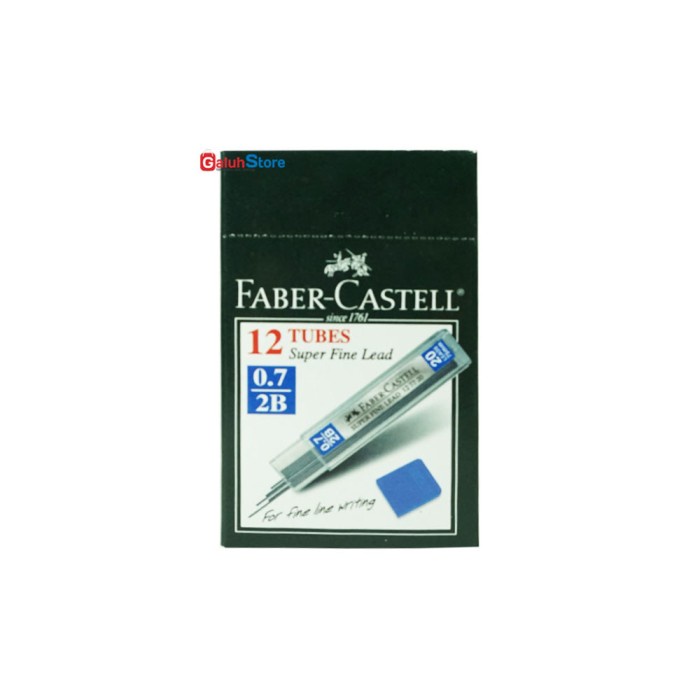 

Aman Faber Castell Isi Pensil Mekanik 0.7Mm 2B 1 Box (12 Pcs) Diskon