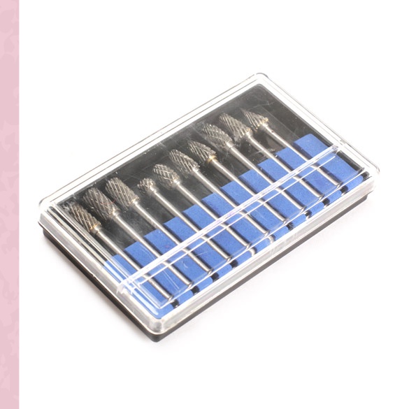 10 pcs Tungsten Steel Solid Carbide Burrs Rotary Files Diamond Burrs Set