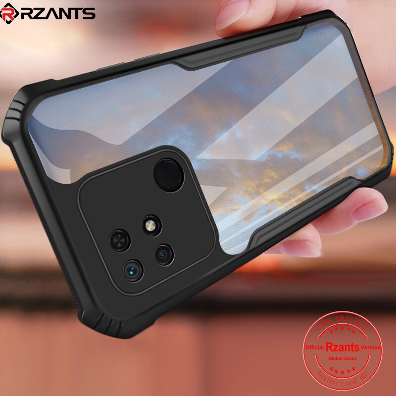 PAKET 2 IN 1 Case Xiaomi Redmi 10C 2022 Armor Fusion Transparent Prmium Casing Free Tempered Glass