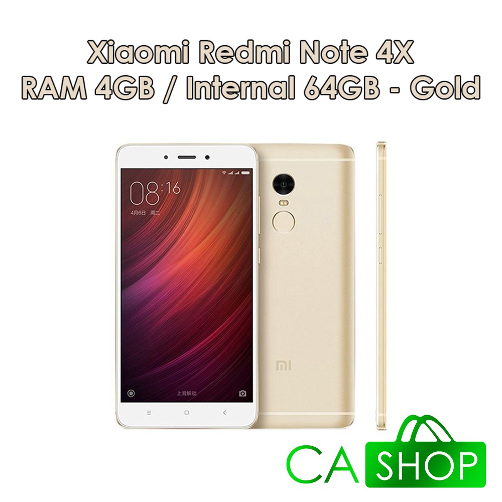 Xiaomi Redmi Note 4X - 4GB 64GB (4/64) - Snapdragon - Gold - Baru NEW - Distributor