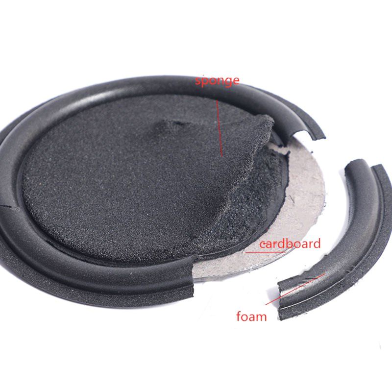 btsg 2Pcs Woofer Speaker Passive Radiator 5/6.5/8 Inch Sponge Edge Diaphragm Auxiliary Strengthen Bass Vibration Membrane