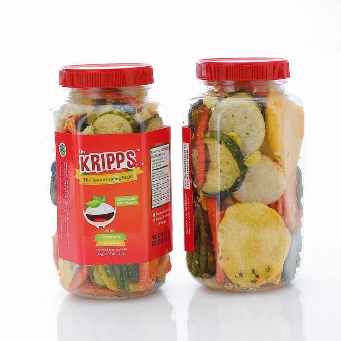 

TERBARU THE KRIPPS CHIPS KERIPIK SAYUR DAN BUAH REGULER 150Gr - veggie