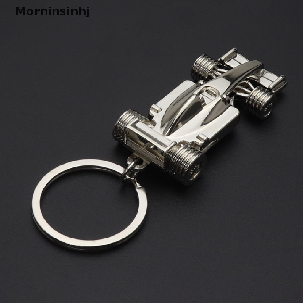 Mornin F1 Gantungan Kunci Hadiah Aktivitas Balap Kepribadian Liontin Kunci Gesper Warna Silver Gantungan Kunci Mobil Perhiasan Pria Keyring id