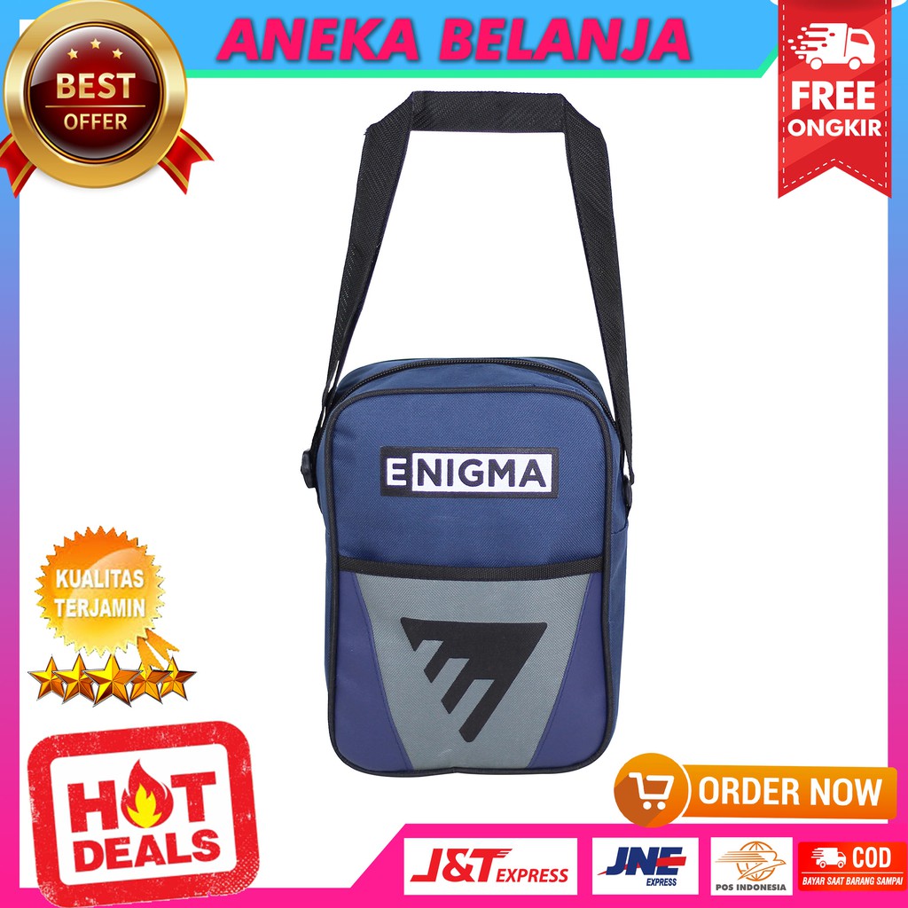 Stock Terbatas Tas Selempang Khusus Cowok Model Enigma Terbaru Stylish Tas Hangout Simpel Ekonomis