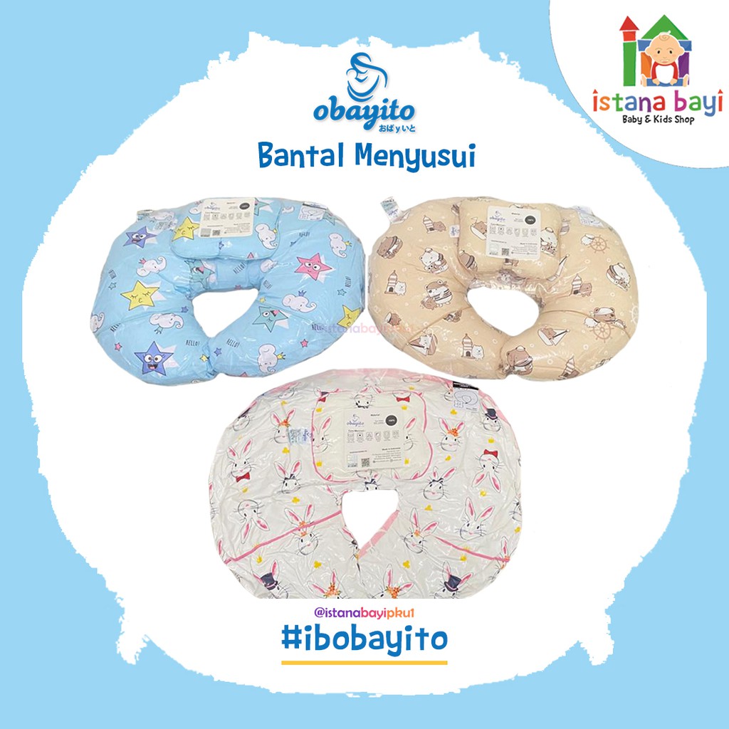 Obayito Bantal Menyusui Donat + BTM - Bantal Menyusui