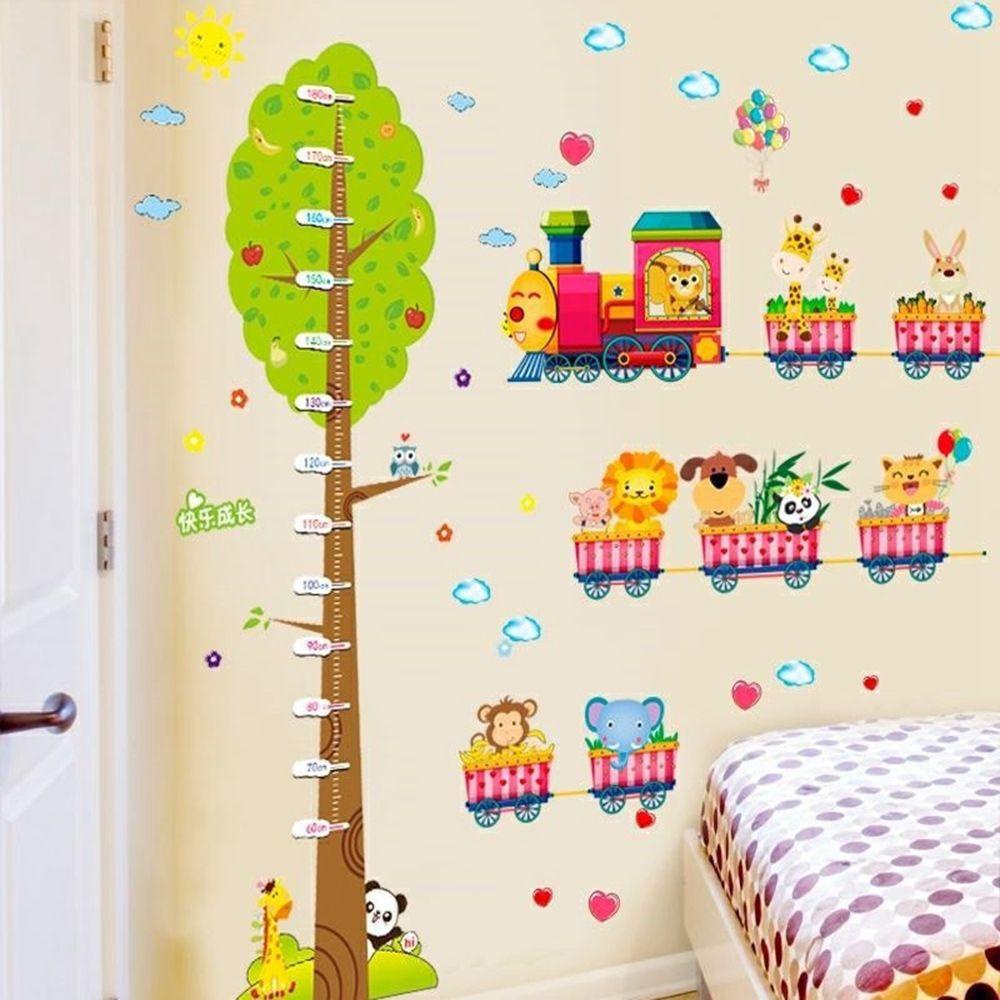 [Elegan] Stiker Dinding Diy Pvc Kamar Anak Bayi Kamar Tidur Mengemudi Kereta Kereta Kereta Mural Art