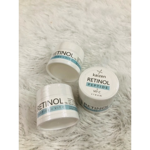 Terlaris Kaizen Cream Malam Pencerah & Antiaging / Retinol Peptide Night Cream & Vitamin C Anti Penu