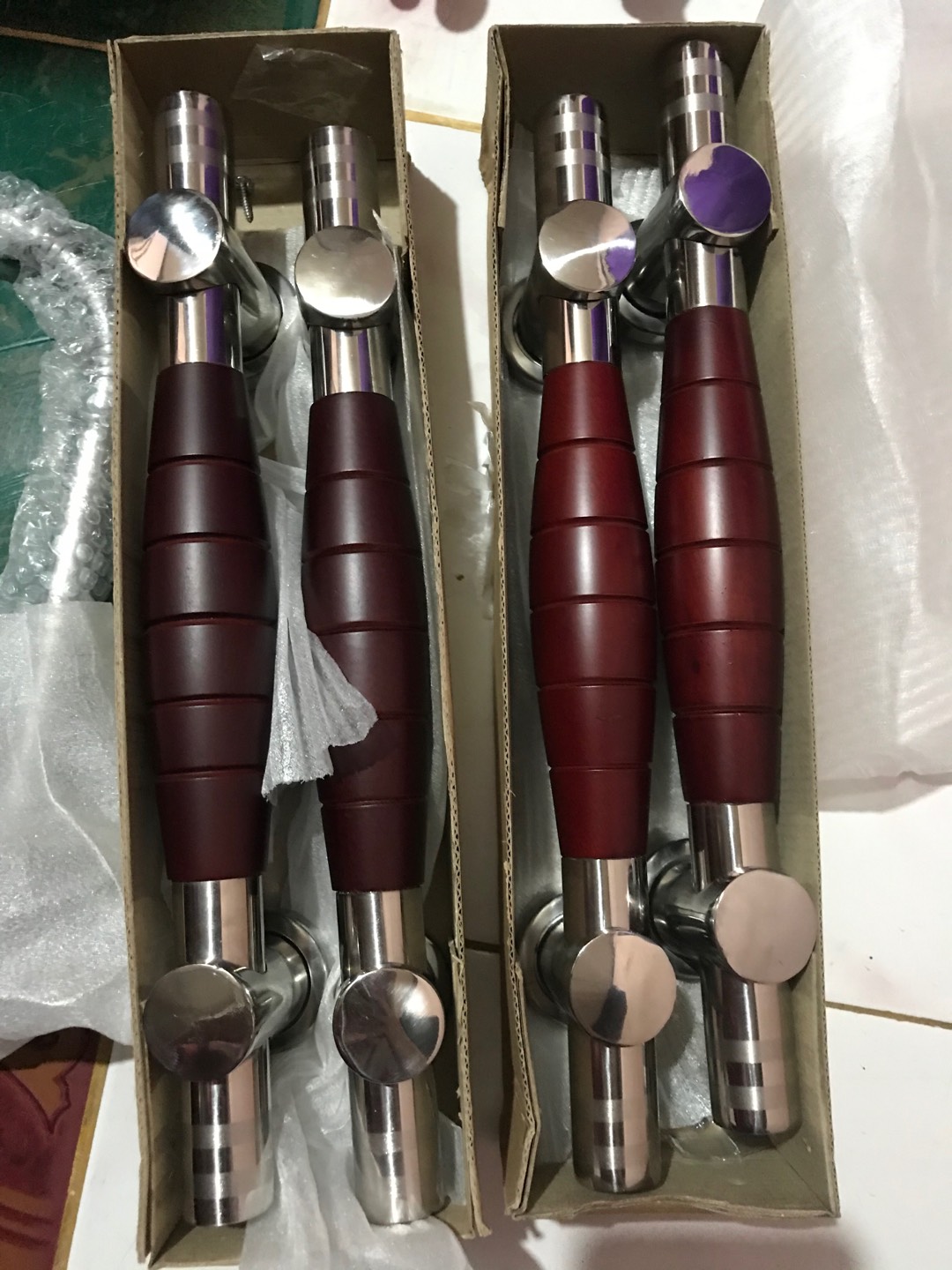 Handle Pintu Stainless Roket 2 Set+kunci