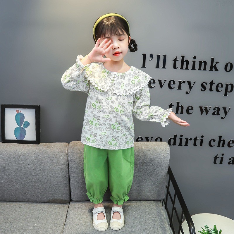Setelan Baju Anak Perempuan  Balita Import | 2 - 7 thn Korea fashion girl / Kualitas Premium STLNG11 TFLOWER MB