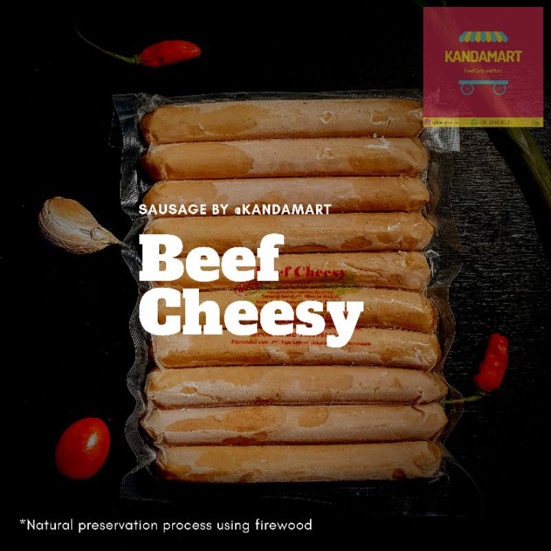 

Beef Cheesy Sosis by @Kandamart