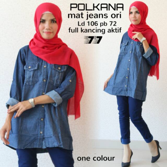 Polkana Hem jeans