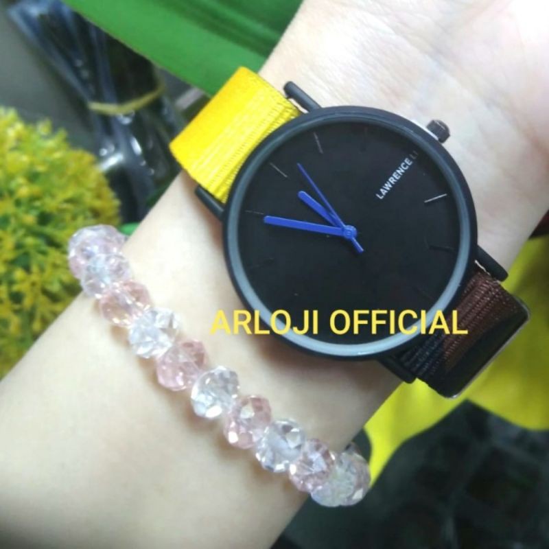 Jam tangan wanita fashion strap kanvas