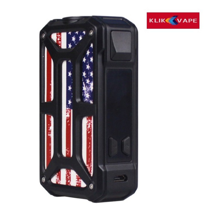 Rincoe Mechman Mod 228W - STEEL BONE AMERICAN FLAG BLACK [Authentic] KlikVapebandung