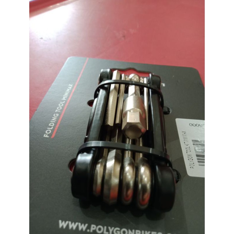 Polygon tool minimax/kunci L set sepeda 6 fungsi-original
