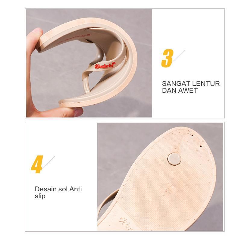 1001-2 [WONDERLY] Sandal Jepit Wanita Sendal Jepit Sandal Wanita Wonderly Sandal Murah Sandal Nyaman Sandal Import