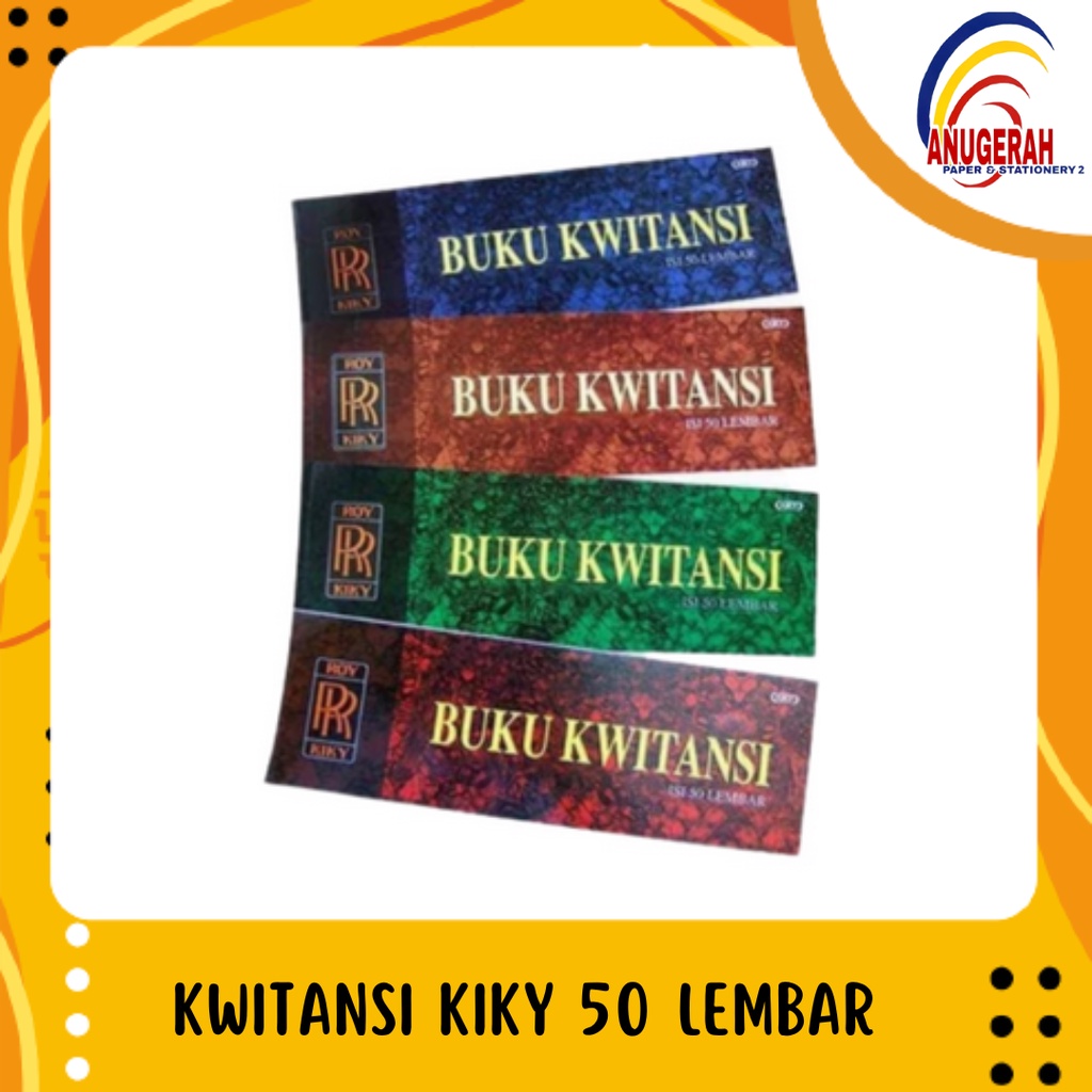 

KWITANSI KIKY 50 LEMBAR (PCS)