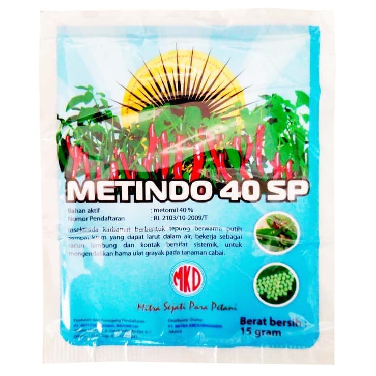 Obat Pertanian Pembunuh Serangga Insektisida METINDO 40 SP - 15 gram