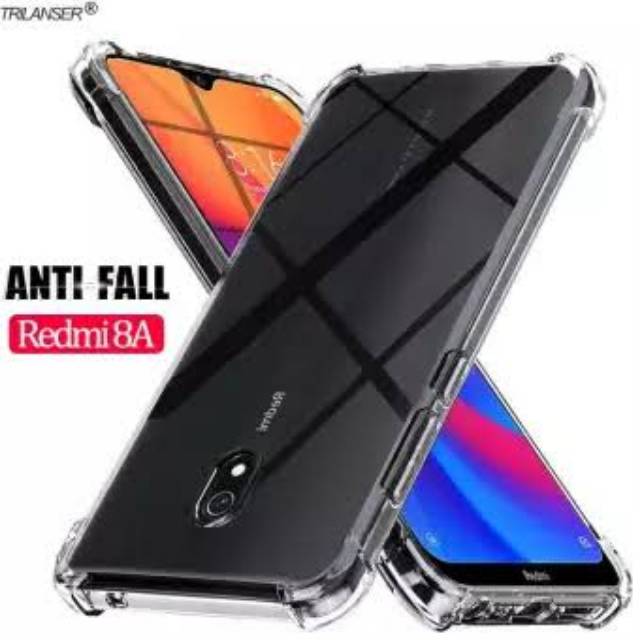 Soft case jelly REDMI 9/9A/9C/8/8A pro silicon anti crack case (transparan)&amp;slim matte case hitam