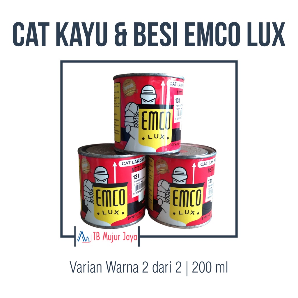 

Cat Kayu dan Besi Emco Lux Varian Warna 2 dari 2 200 ml