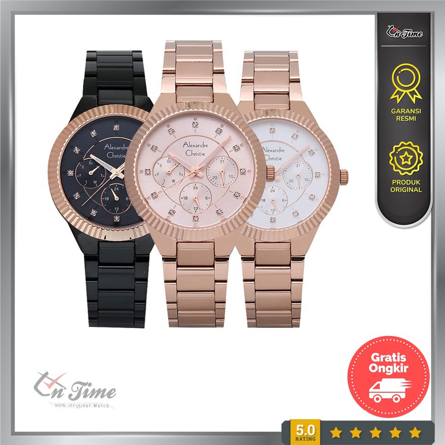 Jam Tangan Wanita AC Alexandre Christie 2900 BF Original