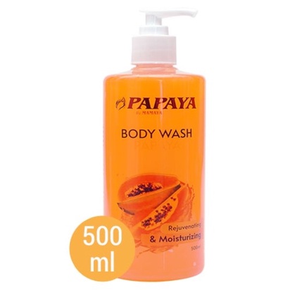 ❤ RATU ❤ Papaya Body Wash By Mamaya 500ml | Sabun Mandi Rejuvenating &amp; Moisturizing (✔️BPOM)
