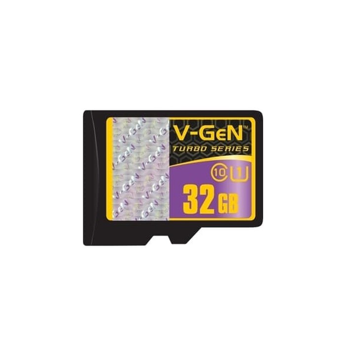 V-GeN MicroSD Card 32GB Class 10 Turbo Memory HP Vgen
