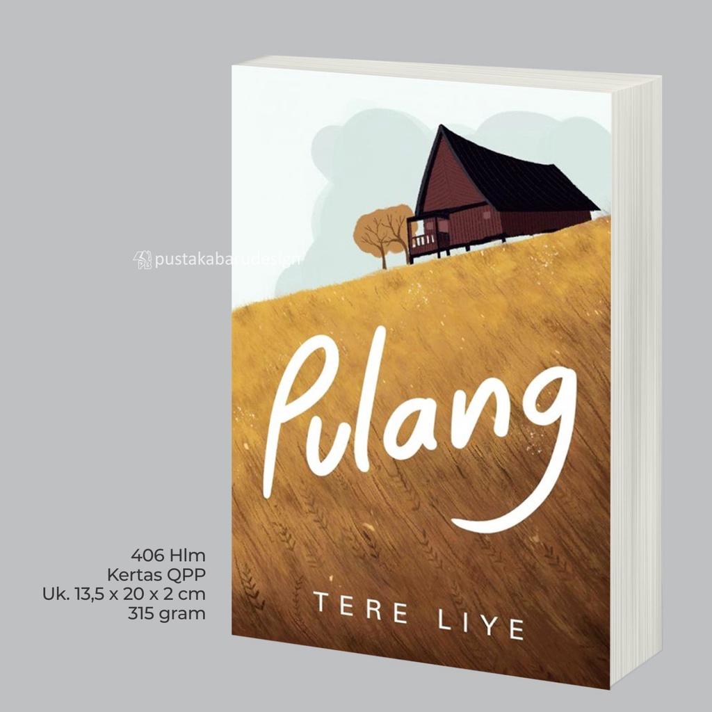 Buku Novel Tere Liye : Berjuta Rasanya /Tentang Kamu /Pergi / Pulang / Sepotong Hati Yang Baru / Pulang Pergi / Rindu Original Best Seller-Pulang