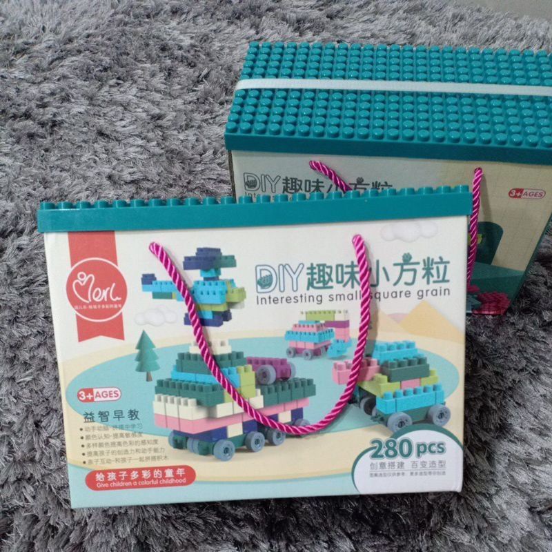 (ready stock)balok lego 280 DIY/balok lego brick diy 560/diy brick lego