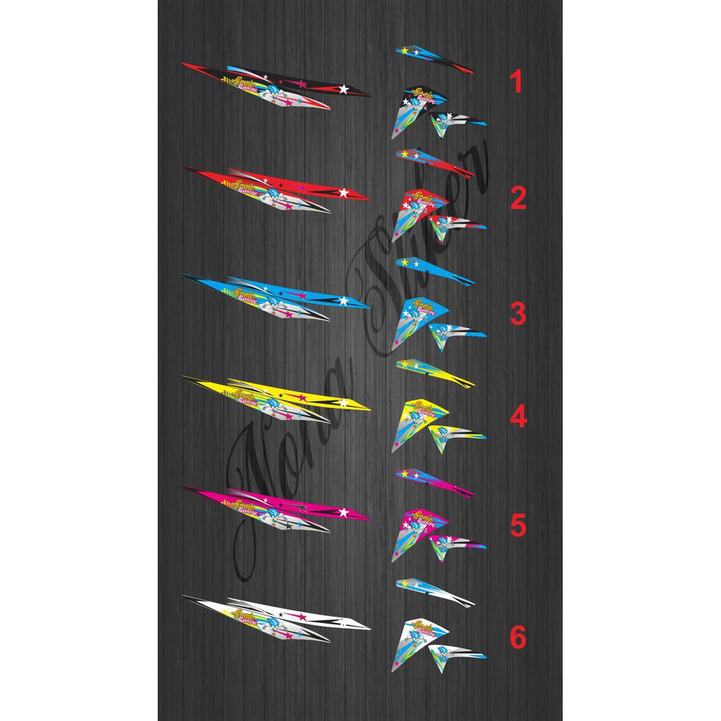 Stiker Striping Decal Motor Revo Fi Shopee Indonesia