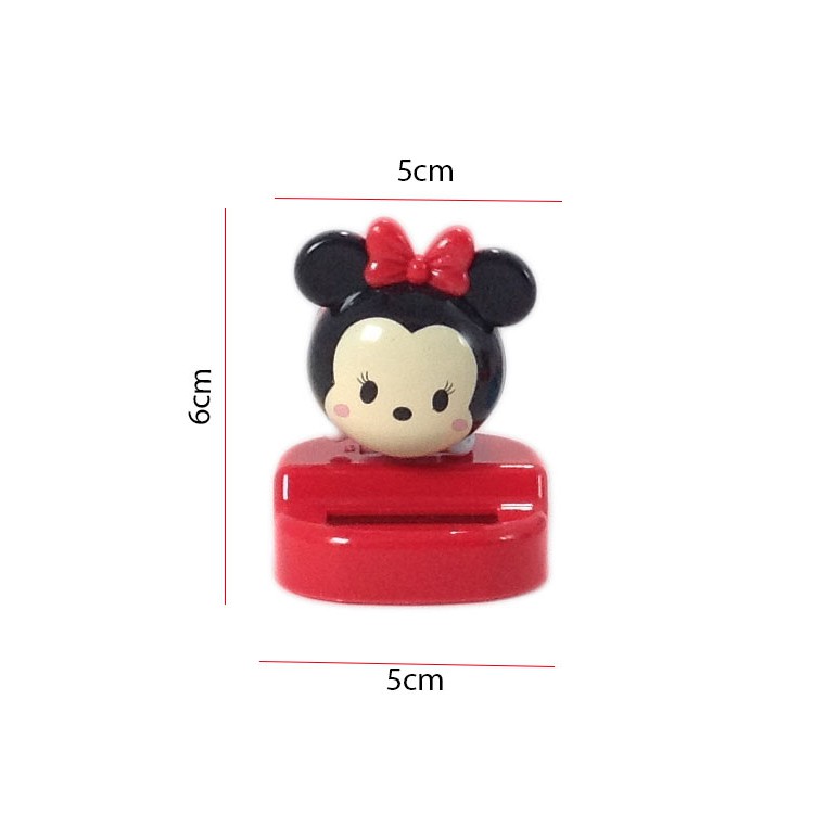 Pajangan Mobil solar swing disney tsum tsum 8cm