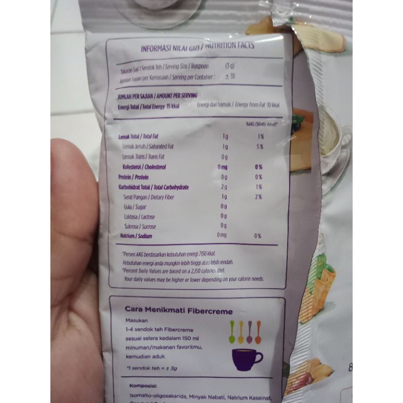 

fiber creme ellenka 100 gram multi purpouse creamer 100gr