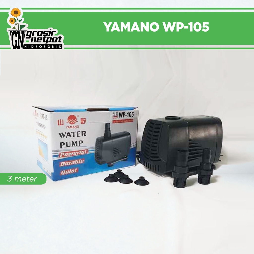 Pompa Air / Pompa Celup / Pompa Kolam / Pompa Aquarium / Pompa Hidroponik WP 105 Yamano - Ketinggian
