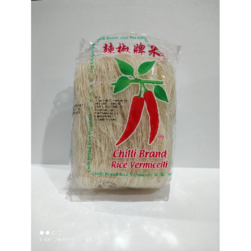 

BIHUN CHILLI CHILI BRAND SINGAPORE 400G - RICE VERMICELLI